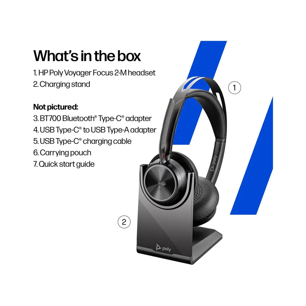 POLY VF2 -M USB-C-C HS +USB-C/A +CHS 9T9J6AA