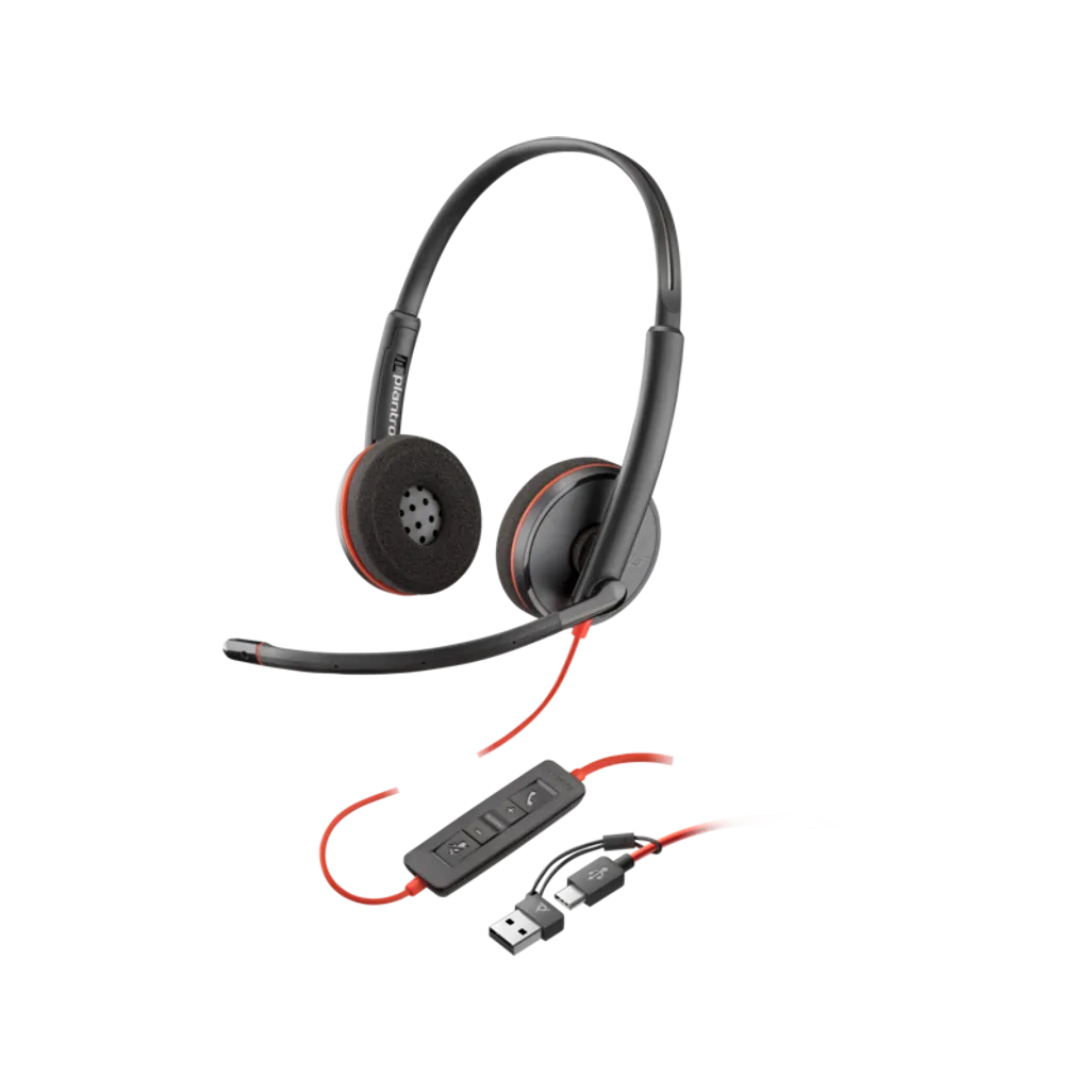 HP POLY BW 3220 STEREO USB-C HS +USB-C/A 8X228AA